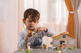 Viga Toys® Wooden Pet Hospital Playset